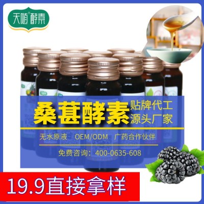 桑葚發酵酵素原液桑葚提取物植物發酵飲品酵素廠家酵素飲料口服液