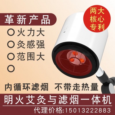 馫艾明火無煙艾灸儀艾灸凈煙儀器家用美容院明火無煙艾灸盒工具