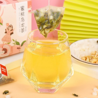 蜜桃烏龍茶花果茶果味系列冷泡茶三角包組合茶網(wǎng)紅水果茶代發(fā)批發(fā)