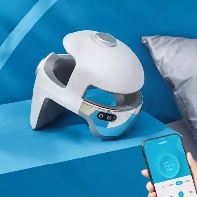 榮泰摩摩噠頭部按摩器家用多功能助睡眠智能頭盔眼頸三合一按摩儀