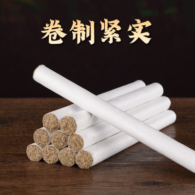 廠家批發(fā)散裝陳年純艾艾條3：1艾灸條艾絨葉卷制1.8粗白條可裝盒