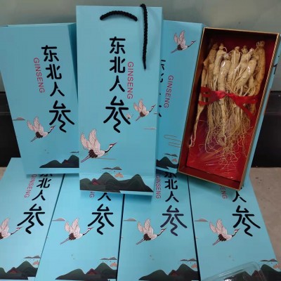 人參禮盒 白參 長白山人參 禮盒裝 生曬參 東北人參 全須參