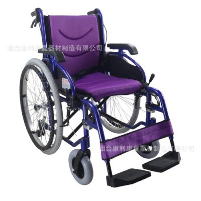 廠家直銷手動輪椅折疊便攜老年人殘疾人代步車