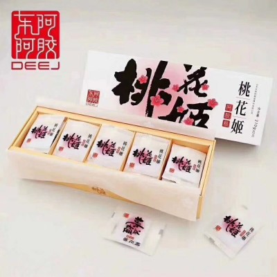 現貨批發即食阿膠糕女性滋補品禮盒帶禮品袋300g正品桃花姬阿膠糕