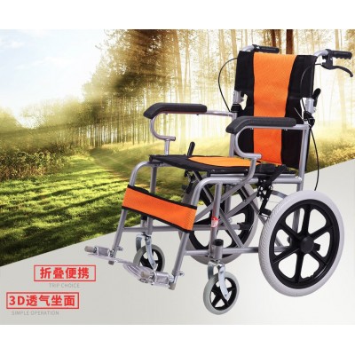 K38 16寸小輪手動(dòng)輪椅（靠背可折疊）