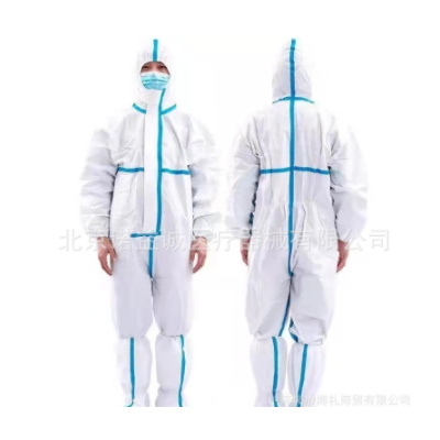 醫用防護服批發現貨醫用一次性防護服隔離衣60克淋膜無紡布PP