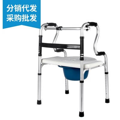 鋁合金老人助行器折疊助步手推車偏癱殘疾老年人康復學步車助步器