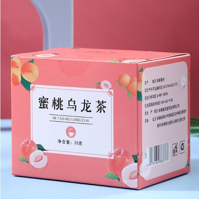 蜜桃烏龍茶白桃干果粒水果茶批發