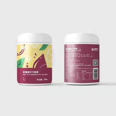 紫薯魔芋代餐粥桶裝上班宿舍即食實(shí)力工廠源頭廠家