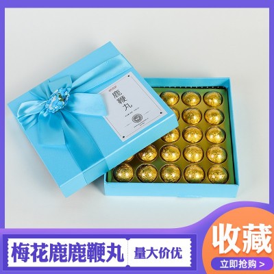 廠家批發(fā)吉林鹿鄉(xiāng)永效梅花鹿鹿鞭丸高純度鹿鞭膏男用禮盒裝2 50克