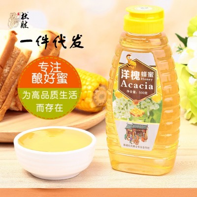 杜勝蜂蜜洋槐蜜真蜂蜜土蜂蜜蜂巢蜜500g瓶裝批發