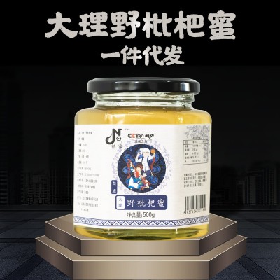 抖音熱門直播爆款源頭蜂場天然云南高原農家批發土特產中蜂枇杷蜜