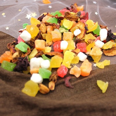 水果粒茶 菠蘿山楂木瓜藍莓烏梅果干罐裝果茶 廠家直售一件代發