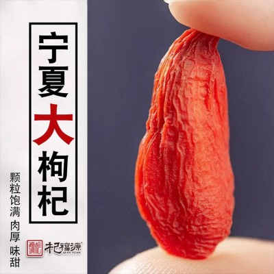 【杞福源】新貨寧夏中寧枸杞子紅枸杞大量枸杞批發散裝500克 廠家