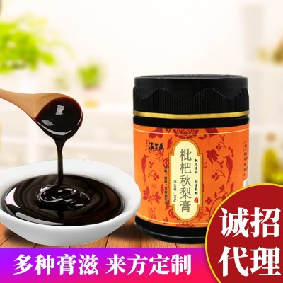 枇杷秋梨膏滋 純梨膏糖條狀便攜瓶裝碭山冰糖雪梨子化橘紅OEM代工