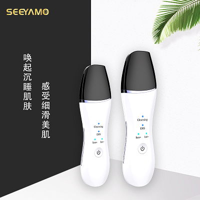 seeyamo超聲波去黑頭去角質美容鏟皮刀