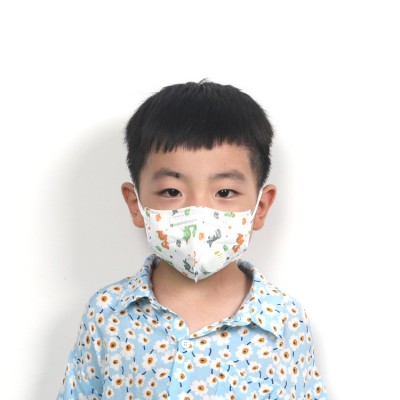 JADA卡通印花ffp2防塵兒童學生口罩現貨 3D立體防護口罩代加工