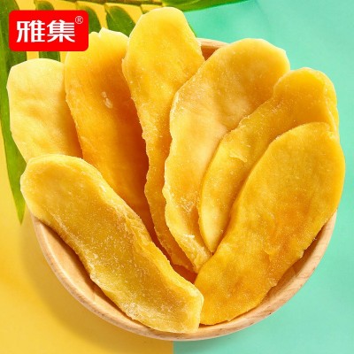 【實惠6元 100g】雅集 芒果干大片厚切果肉 網紅零食好吃休閑食品