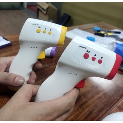 額溫槍加工定制非接觸式紅外體溫計貼牌外貿出口家用醫用工廠英文