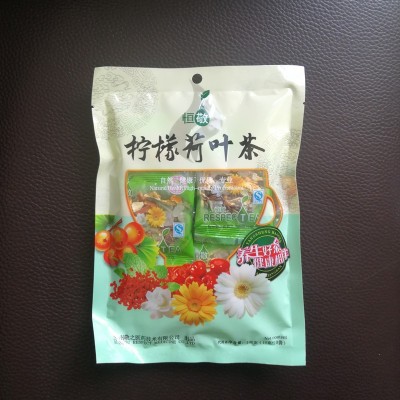 蘇州恒敬 QC廠家 檸檬荷葉茶八寶茶涼茶10克*10袋袋裝批發