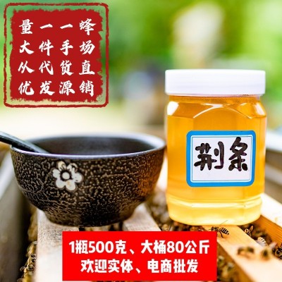 新荊條蜂蜜 批發500克裝 農家土蜂蜜 廠家直批蜂蜜 荊條原蜜散裝