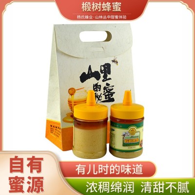 廠家批發椴樹蜂蜜 500g罐裝椴樹原蜜禮品批發 平度蜂場自制原料蜜