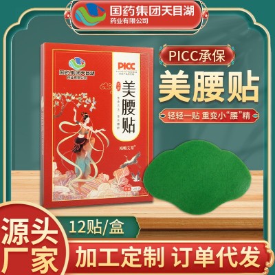 國藥天目湖美腰貼 艾草貼 溫灸熱敷貼 護腰貼 艾草貼 美腰貼批發