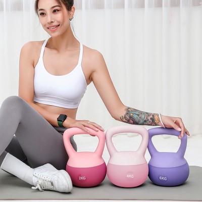壺鈴女士健身家用瘦手臂練臀器械提壺啞鈴翹臀軟壺鈴深蹲力量訓練