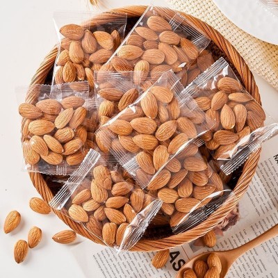 巴旦木仁大杏仁片堅果獨立小包裝原味鹽焗扁桃仁干果零食批發包郵