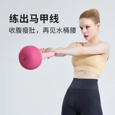 競技軟壺鈴女士健身家用提壺啞鈴深蹲練臀翹臀力量訓(xùn)練器材軟壺玲