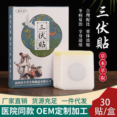三伏貼30貼三九貼成人兒童穴位貼艾灸貼關節貼廠家批發