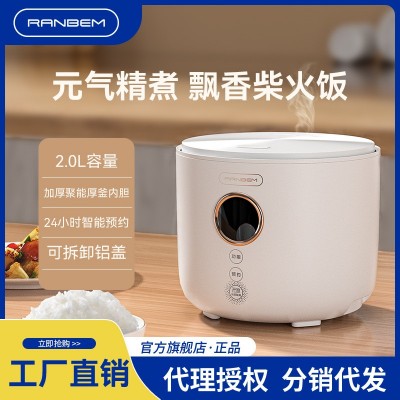 瑞本迷你電飯鍋多功能家用雙人小型學生宿舍不粘保溫電飯煲批發