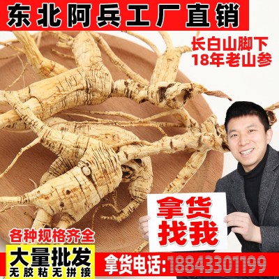 【吉林直銷(xiāo)】長(zhǎng)白山高年齡殘斷新鮮林下參野山參林下山參干貨批發(fā)