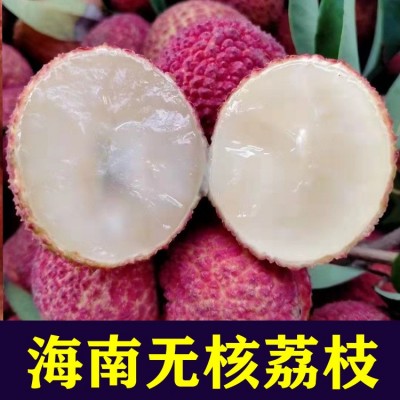 海南無核荔枝一種吃了沒有核的荔枝順豐包郵