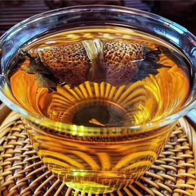 批發廣東新會老陳陳皮三寶茶 三寶扎 柑皮代用茶 禾桿草陳皮白茶