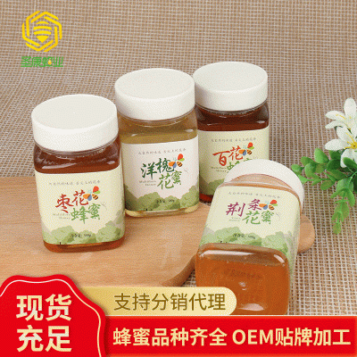 圣康蜂業農家成熟荊條蜜 瓶裝百花蜜/棗花蜜 洋槐蜂蜜