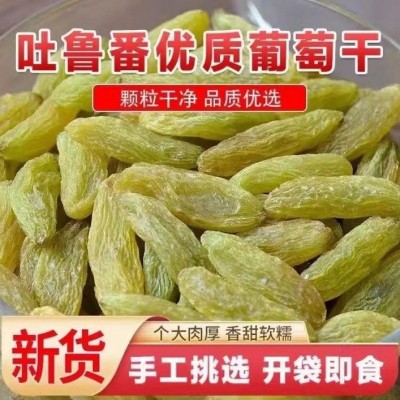 大顆粒新疆葡萄干大顆粒綠香妃王葡萄干免洗無核特產零食