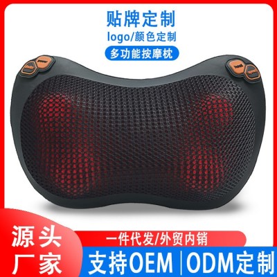 頸椎按摩枕頭電動按摩器腰部肩部全身按摩靠墊車載家用多功能按摩
