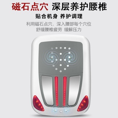 僑芯腰椎按摩器躺式智能腰椎枕家用腰部理療儀曲度牽引矯正拉伸器