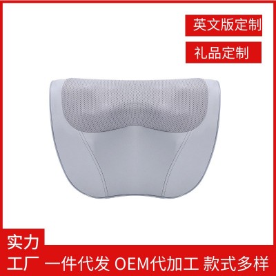 按摩枕頭多功能家用肩部背部腰部按摩會銷禮品支持跨境出口