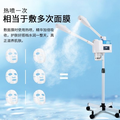 現(xiàn)貨雙管冷熱噴霧儀面部潤(rùn)眼滋養(yǎng)定時(shí)補(bǔ)水保濕熱噴蒸臉加藥包噴霧