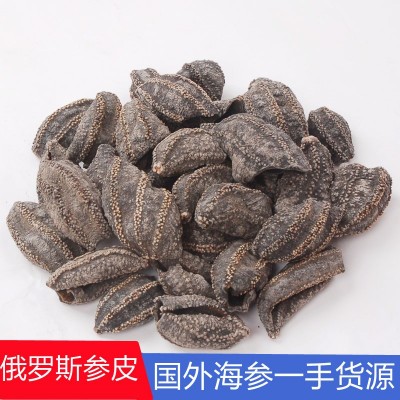 產地直供 俄羅斯海參皮淡干野生水產干貨500g 俄羅斯去筋有筋參皮