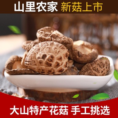 金寨特產干貨香菇 椴木小花菇產地直批 250克一件代發冬菇花菇