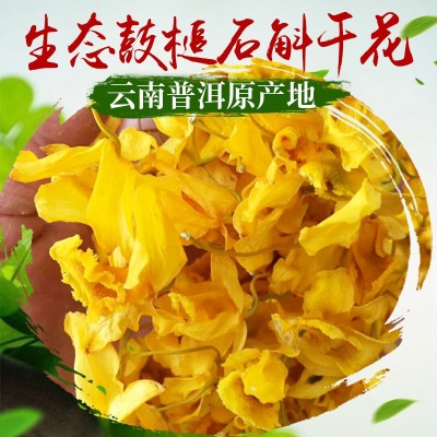 云南普洱鼓槌石斛花 自有基地生態(tài)鼓槌石斛楓斗花'