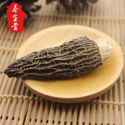 春生堂云南剪柄羊肚菌干貨 食用菌散裝黑身厚肉剪腳廠家批發