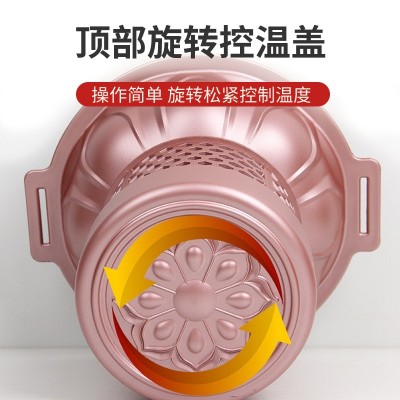 無煙艾灸盒子罐隨身灸家用蓮花宮廷灸艾草懸灸全身通用熏蒸儀器具