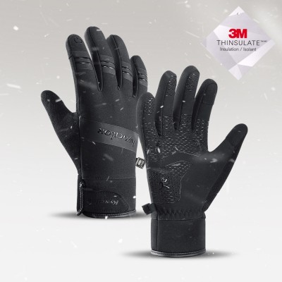 kyncilor秋冬季騎行3M新雪麗保暖手套防風防潑水加厚滑雪觸屏手套