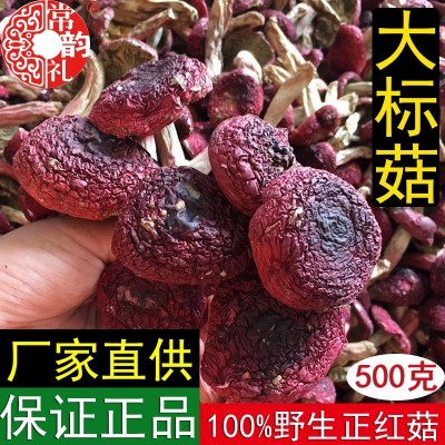 福建野生紅菇干貨大量批發(fā)產(chǎn)地直供云南廣西正紅菇非二紅 500克