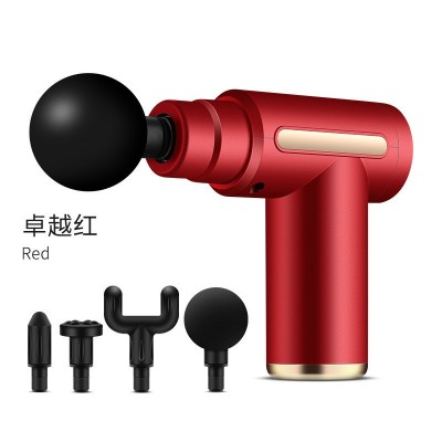 迷你便攜USB充電電動(dòng)按摩槍按摩器便攜健身器材 筋膜槍
