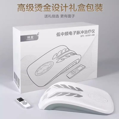 批發腰部按摩儀 智能電動舒緩器腰部腰板熱敷震動矯正腰椎按摩器
